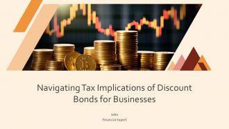 Navigating Tax Implications Of Discount Bonds For Businesses PPT PowerPoint ST AI