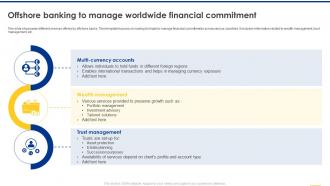Navigating The Banking Industry Offshore Banking To Manage Worldwide Financial Commitment