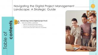Navigating The Digital Project Management Landscape A Strategic Guide PM CD Visual Slides