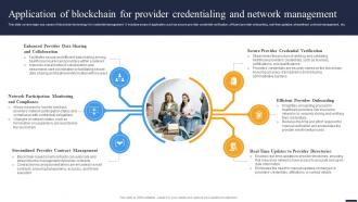Navigating The Future Application Of Blockchain For Provider Credentialing And Network BCT SS V