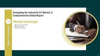 Navigating The Industrial IoT Market A Comprehensive Global Report Complete Deck Template Adaptable