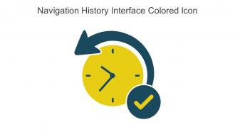 Navigation History Interface Colored Icon In Powerpoint Pptx Png And Editable Eps Format