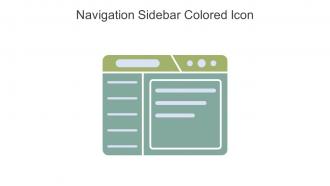 Navigation Sidebar Colored Icon In Powerpoint Pptx Png And Editable Eps Format