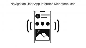 Navigation User App Interface Monotone Icon In Powerpoint Pptx Png And Editable Eps Format