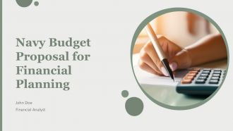 Navy Budget Proposal For Financial Planning PPT Demonstration AT