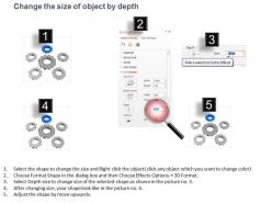 Nb circular gear process control diagram powerpoint template