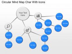 Nc circular mind map chart with icons powerpoint template