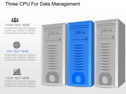 Nc three cpu for data management powerpoint temptate