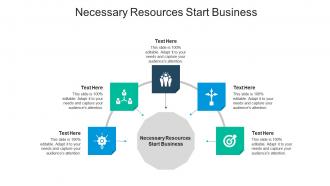 Necessary resources start business ppt powerpoint presentation show format cpb