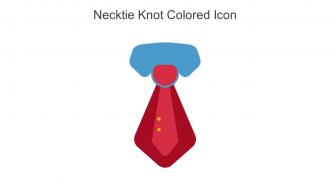 Necktie Knot Colored Icon In Powerpoint Pptx Png And Editable Eps Format
