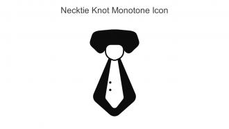 Necktie Knot Monotone Icon In Powerpoint Pptx Png And Editable Eps Format