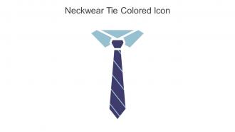 Neckwear Tie Colored Icon In Powerpoint Pptx Png And Editable Eps Format