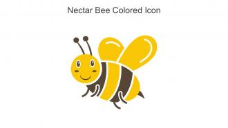Nectar Bee Colored Icon In Powerpoint Pptx Png And Editable Eps Format