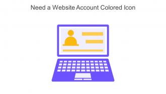 Need A Website Account Colored Icon In Powerpoint Pptx Png And Editable Eps Format