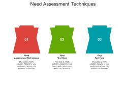 Need assessment techniques ppt powerpoint presentation icon layouts cpb