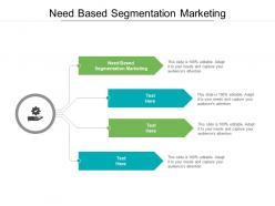 Need based segmentation marketing ppt powerpoint presentation outline summary cpb