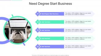 Need Degree Start Business In Powerpoint And Google Slides Cpb