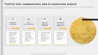 Need For Clear Communication Plan In Construction Projects