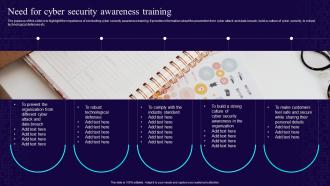 Need For Cyber Security Awareness Training Developing Cyber Security Awareness Training Program For Staff