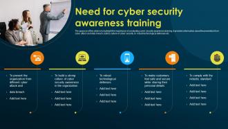 Need For Cyber Security Awareness Training Implementing Security Awareness Training