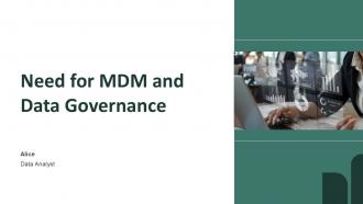Need For MDM And Data Governance PPT Demonstration ACP