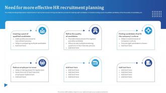 Need For More Effective HR Recruitment Planning Streamlining HR Recruitment Process Need For More Effective HR Recruitment Planning Streamlining HR Recruitment Process