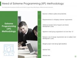 Need of extreme programming xp methodology scrum crystal extreme programming it
