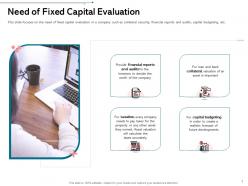 Need of fixed capital evaluation future ppt powerpoint presentation infographics styles