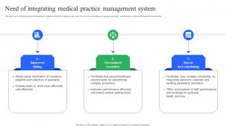 Need Of Integrating Medical Practice Management System Enhancing Medical Facilities
