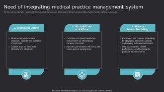 Need Of Integrating Medical Practice Management System Improving Medicare Services With Health