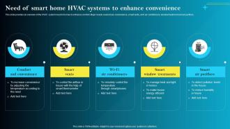 Need Of Smart Home Hvac Systems To Enhance Convenience Iot Smart Homes Automation IOT SS