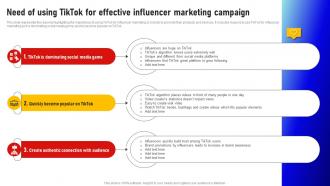 Need Of Using Tiktok For Effective Influencer Marketing Campaign Social Media Influencer Strategy SS V