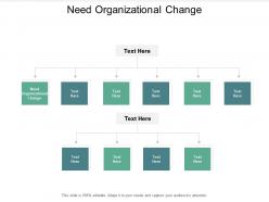 Need organizational change ppt powerpoint presentation slide download cpb