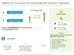 Need to conduct environmental impact analysis environmental analysis ppt professional