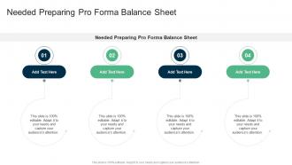 Needed Preparing Pro Forma Balance Sheet In Powerpoint And Google Slides Cpb