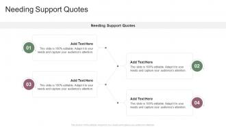 Needing Support Quotes In Powerpoint And Google Slides Cpb