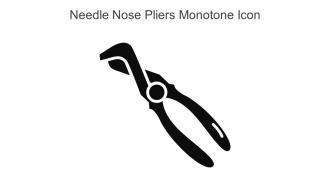 Needle Nose Pliers Monotone Icon In Powerpoint Pptx Png And Editable Eps Format