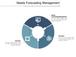 Needs forecasting management ppt powerpoint presentation pictures mockup cpb