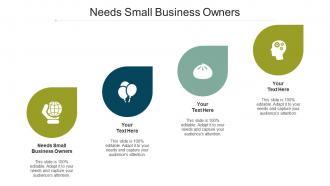Needs Small Business Owners Ppt Powerpoint Presentation Show Graphics Cpb