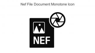 Nef File Document Monotone Icon In Powerpoint Pptx Png And Editable Eps Format