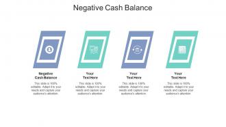 Negative cash balance ppt powerpoint presentation summary brochure cpb