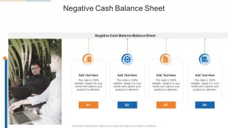 Negative Cash Balance Sheet In Powerpoint And Google Slides Cpb