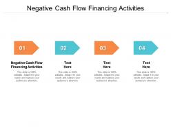 Negative cash flow financing activities ppt powerpoint presentation styles graphics cpb