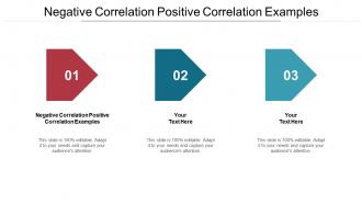 Negative correlation positive correlation examples ppt powerpoint slides gridlines cpb