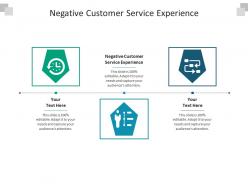 Negative customer service experience ppt powerpoint presentation professional templates cpb