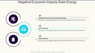Negative Economic Impacts Solar Energy In Powerpoint And Google Slides Cpb