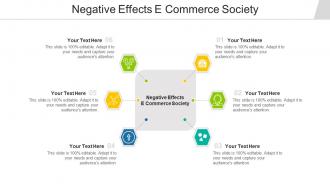Negative effects e commerce society ppt powerpoint presentation show designs cpb