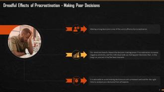 Negative Effects Of Procrastination In Workplace Training Ppt