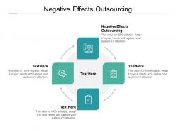 Negative effects outsourcing ppt powerpoint presentation infographics portrait cpb