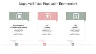 Negative Effects Population Environment In Powerpoint And Google Slides Cpb